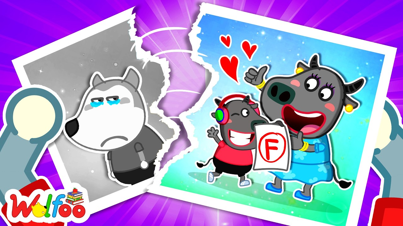 Bufo Steals Wolfoo's A+ Test! 😱📝 Don't Lie to Parents | Study Hard with Wolfoo!