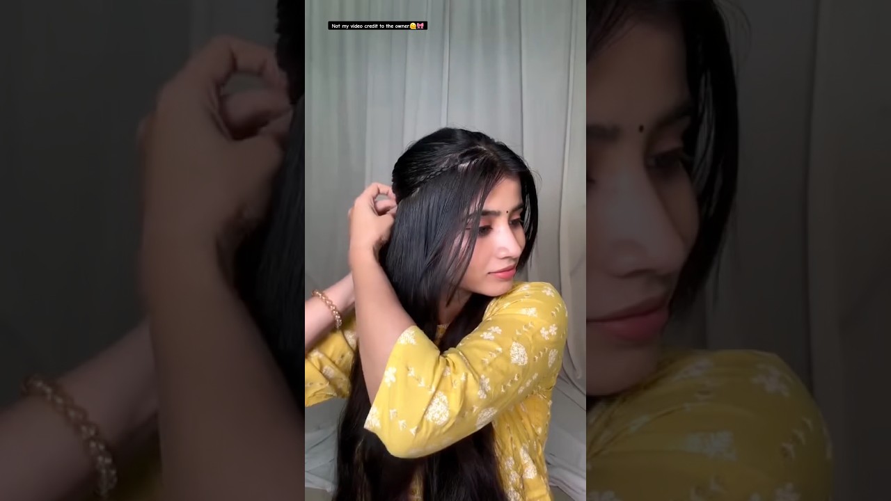 Easy and quick hairstyles 🫠🫶🏻🎀🧿