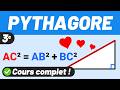 Théorème de PYTHAGORE ✅📐 Cours COMPLET & Méthodes FACILES ! 🎯 Collège