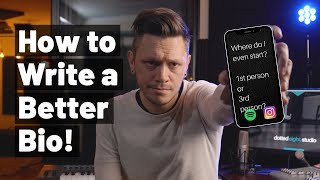 How To Write A Good Artist Bio - (it's easier than you think!)