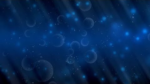 Particles On A Dark Blue BG Loop Stock Motion Graphics