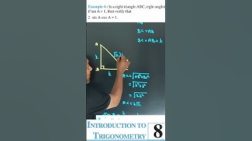 Example 4 | 8.1 Introduction | INTRODUCTION TOTRIGONOMETRY #shorts #shortvideo #trigonometryclass10