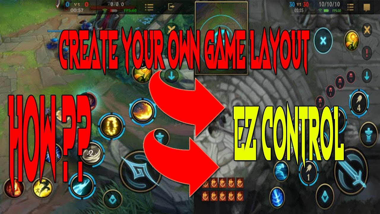 How to Customize Game Controls Layouts | League of Legend Wild Rift ...