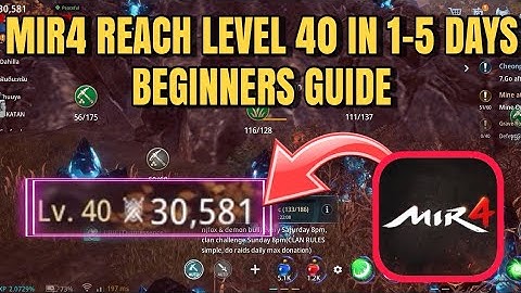 Mir4 how to level up fast reach level 40 in 1 to 5 days | mir4 beginners guide play to earn TAGALOG
