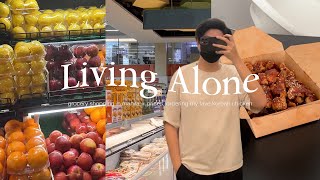 Living Alone in the Philippines | grocery shopping in manila + prices, ordering in korean chicken