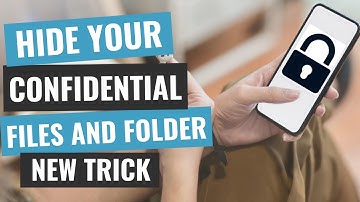 HOW TO HIDE FILES IN ANDROID WITHOUT ANY APPS || NO THIRD PARTY APPS REQUIRED || NEW TRICK !!!!