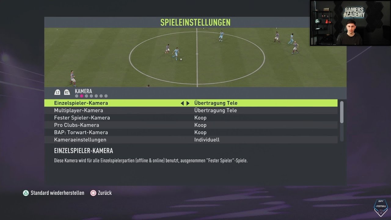 Fifa 22 Controller Einstellungen Werden Nicht Gespeichert Die besten Kamera und Controller Einstellungen in FIFA 22 - YouTube