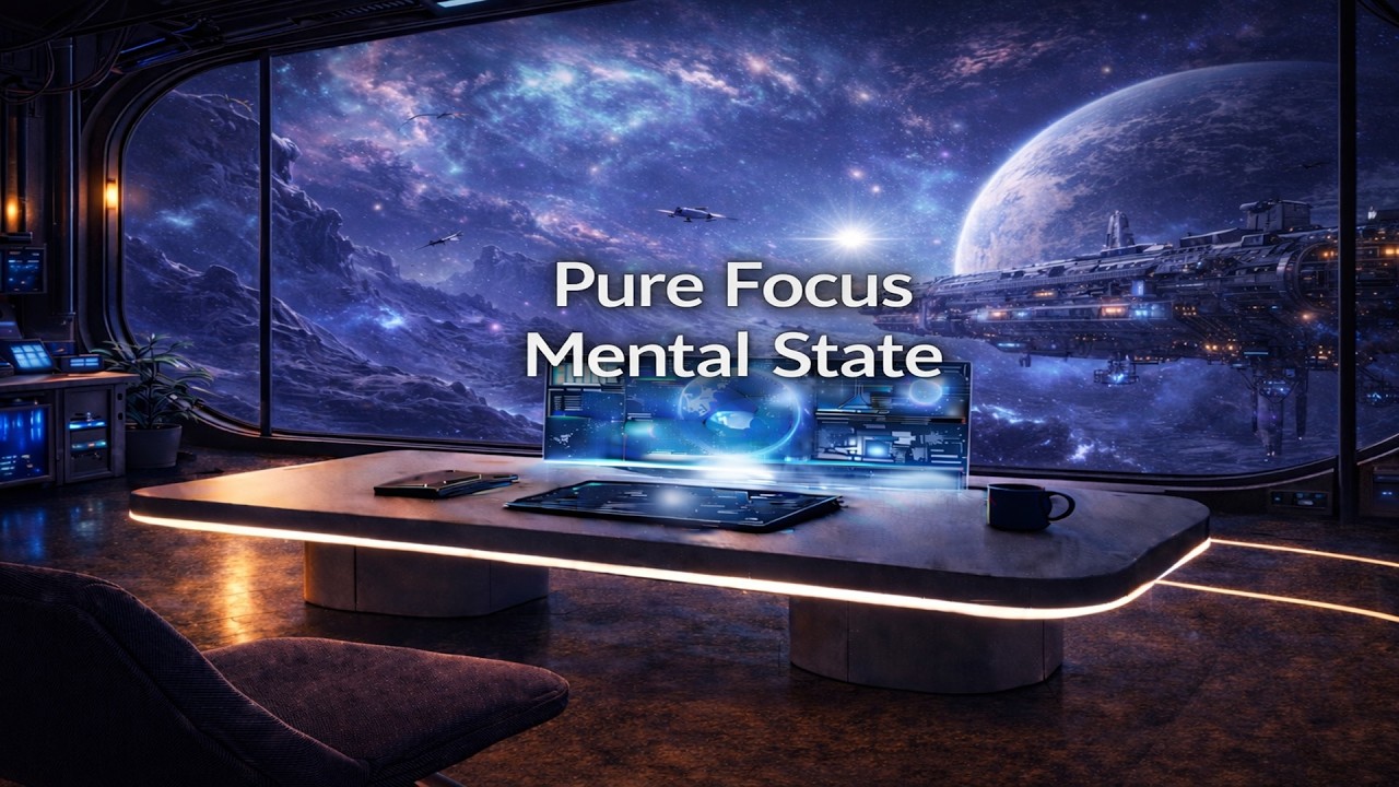 Pure Focus Mental State | Deep Focus Ambient Music for Concentration | Deep Work Atmosphere