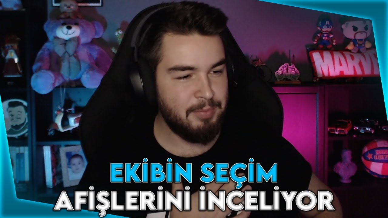 H1vezZz Ekibin Seçim Afişlerini İnceliyor Ve Koray'ın Başkanlık Videosunu İzliyor