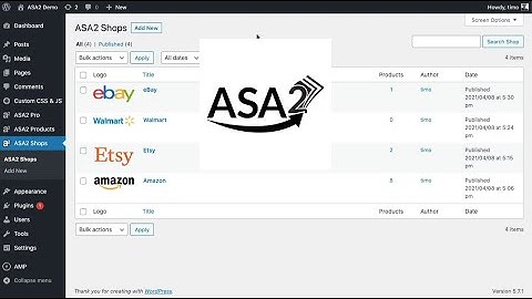 Create and use Shops with ASA2