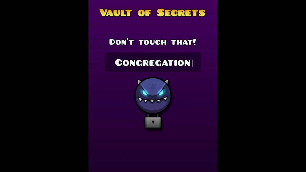 The VAULT Of CONGREGATION Subscribe Shorts Geometrydash Funny Congregation Memes