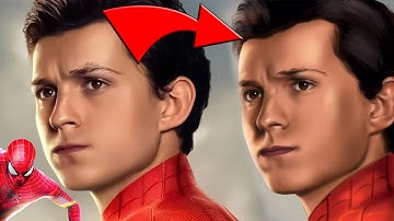 Tom Holland (Spider-Man: No Way Home) - Drawing on Ipad | Procreate