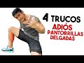 4 TRUCOS para decir ADIÓS pantorrillas delgadas!