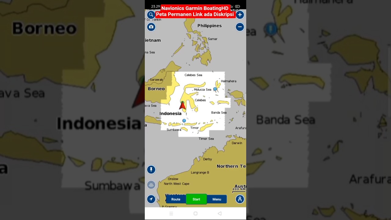 PETA PERMANEN NAVIONICS GARMIN BOATING GPS FISHFINDER OFFLINE MAP 
