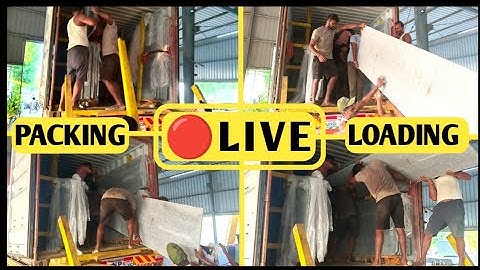 Real Granite Factory Work | Slab Loading For Export | Live Ground Operations | #granite 