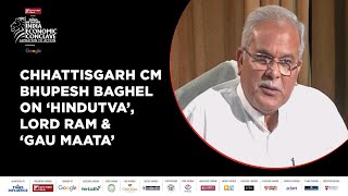 Chhattisgarh CM Bhupesh Baghel On 'Gau Maata', Lord Ram & 'Hindutva' | IEC 2023 | Times Now screenshot 2