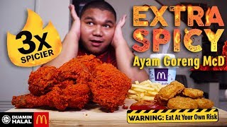 (NEW!) 9X Ketol Ayam Goreng 🔥MCD 3X EXTRA SPICY🔥 Challenge! (Malaysia🇲🇾) - MUKBANG | Eating Show