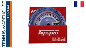 Présentation du cordage de tennis Topspin Cyber Blue 🔷