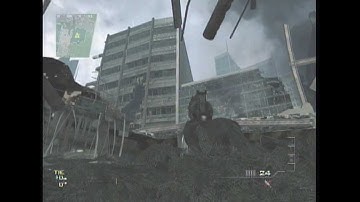 MW3 Glitch: Downturn- On top of Map