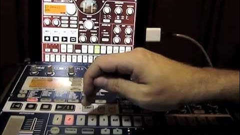 Korg iElectribe and EMX-1 - MIDI test