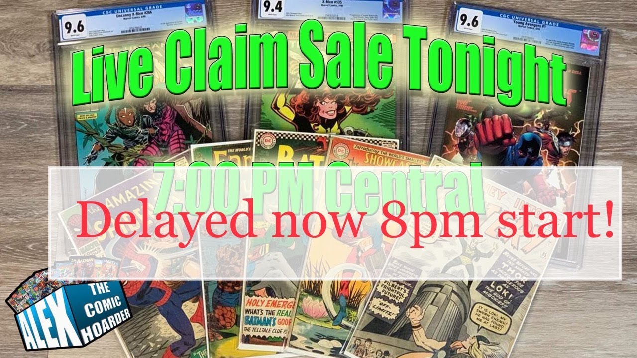 Live Claim SALE! 8:00 PM Central Time - YouTube
