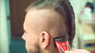 Стрижка ирокез! Укладка пивом! Mohawk haircut. styling beer. видео Прическа Ирокез