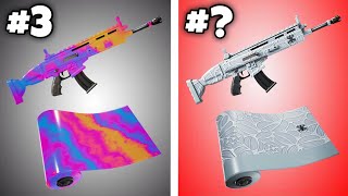 The *BEST* Weapon Wraps in Fortnite!