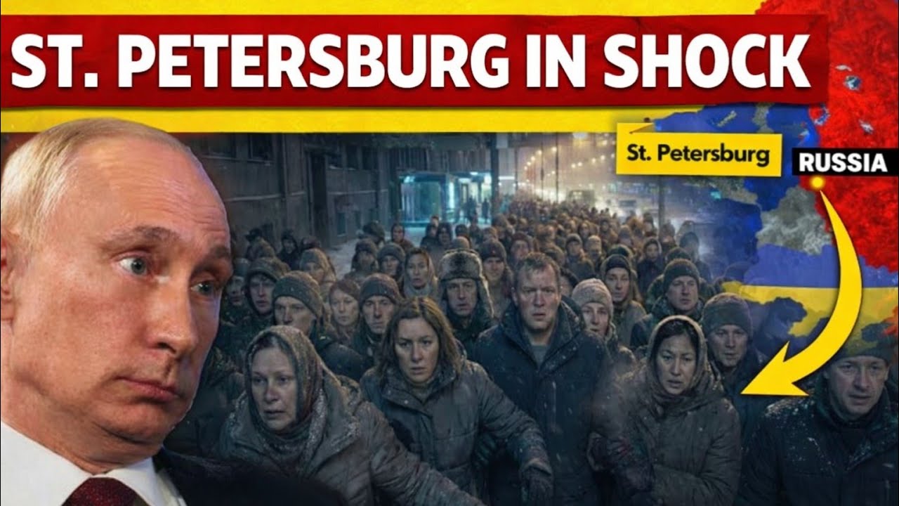 Russians REBEL Against Putin: St. Petersburg Streets Brink of Chaos as Putin SHUTS DOWN Internet