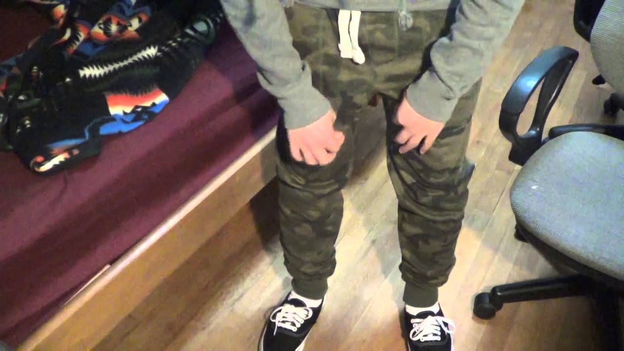 Bought A Pair Of Light Camo Cuffed Sweatpants At Cotton On :)