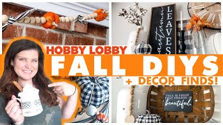 10 MUST-DO Fall DIYS with Hobby Lobby Supplies (you can totally find!) | Fall Decor 2023