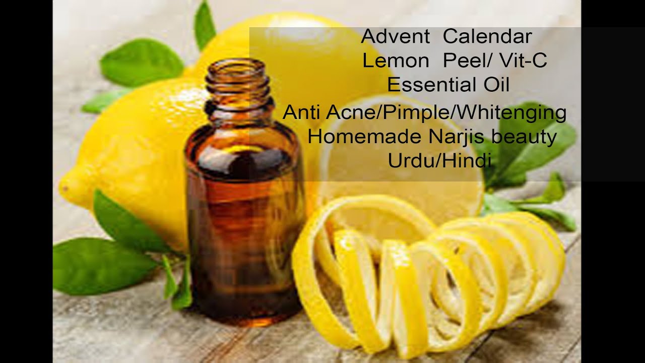 Advent Calendar Lemon Peel/Vit-C Essential Oil.Homemade NarjisBeauty Urdu/Hindi