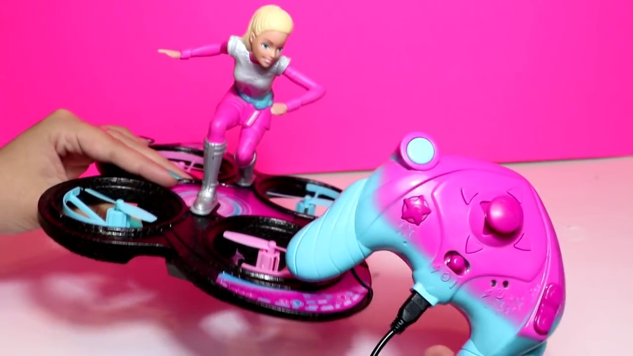 Proceso Banquete Jarra Barbie Star Light Adventure Flying RC Hoverboard Doll Review - YouTube