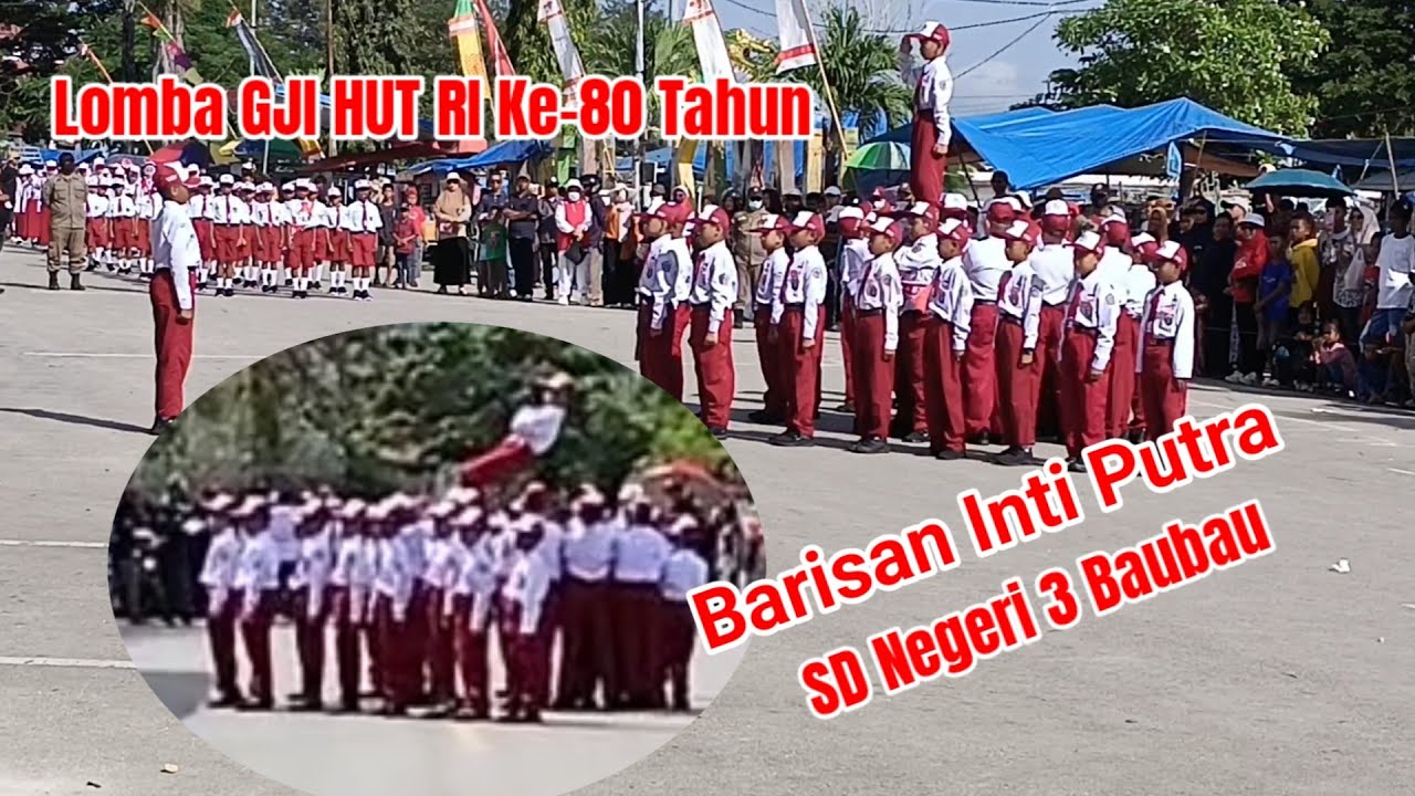 Barisan Inti Putra SD Negeri 3 Baubau
