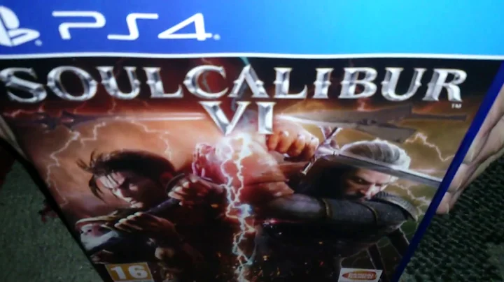 Nostalgamer Unboxes Soul Calibur VI Six 6 On Sony Playstation Four PS4 UK PAL System Version
