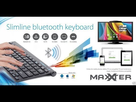 Maxxter, clavier slim Bluetooth de chez Action! - YouTube