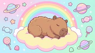 Sleep Deeply with Calm Capybara 🦫🌙 | 4 Hours Relaxing Music screenshot 3