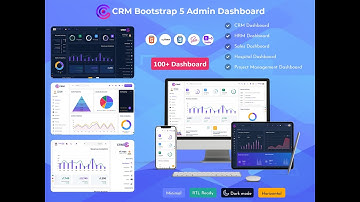 CRMi Admin - Bootstrap Dashboard With CRM Ui Framework