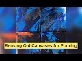 How to reuse old canvases with pouring art muhammad amjad alvi calligraphy artist urduhindi
