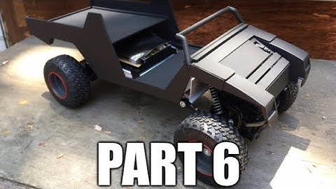 Turning a GI Joe VAMP into a custom RC creation part 6