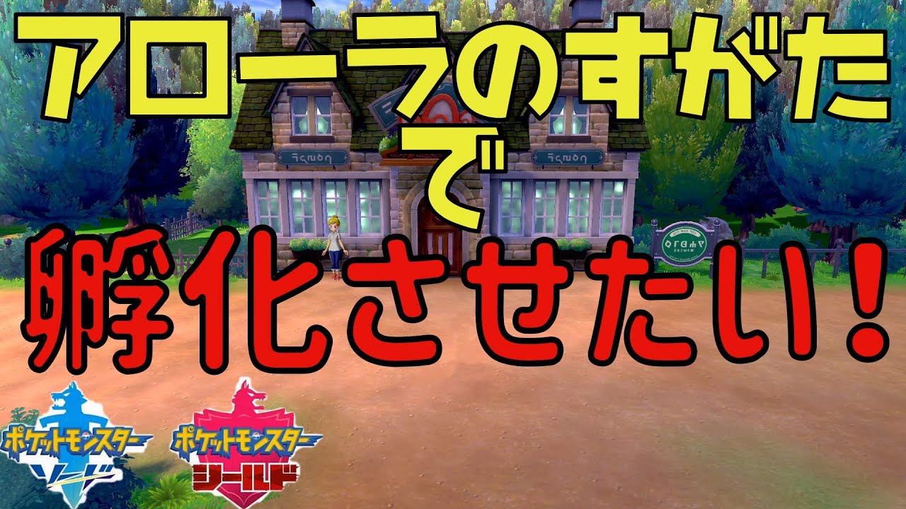 ポケモン剣盾 アローラ姿のままで性格厳選する方法 Youtube