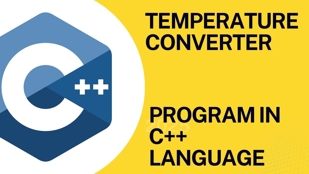 Temperature Converter Program in C | Celsius to Fahrenheit - YouTube