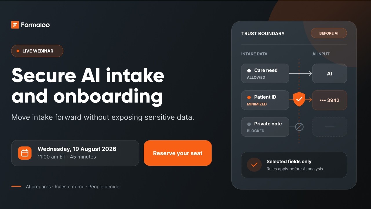 How to build secure AI intake and onboarding workflows