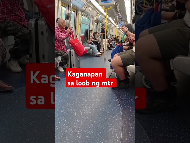 KAGANAPAN SA LOOB NG MTR #viral #trending #ytshort #highlights #fypシ #shortsvideo class=