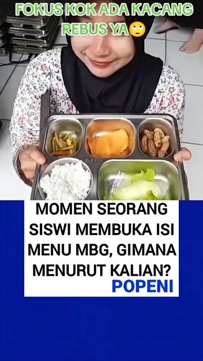 MBG filled with boiled beans