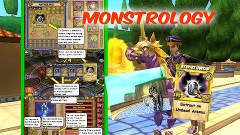 Checking Out Monstrology and the New Monstrodome! (Wizard101 Test Realm)