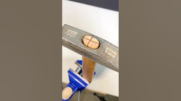 A great method for making hammer handles that works very well. #diy #tips  #lifehacks