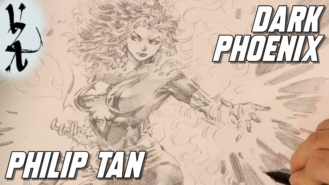 Филип Тан рисует Темного Феникса