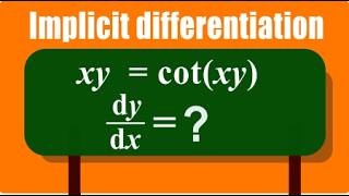Implicit differentiation: an Example