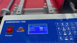 Bubble Wrap Cutting Machine #cutter #cuttingmachine #machine #bubble #bubbles #sheetcutting