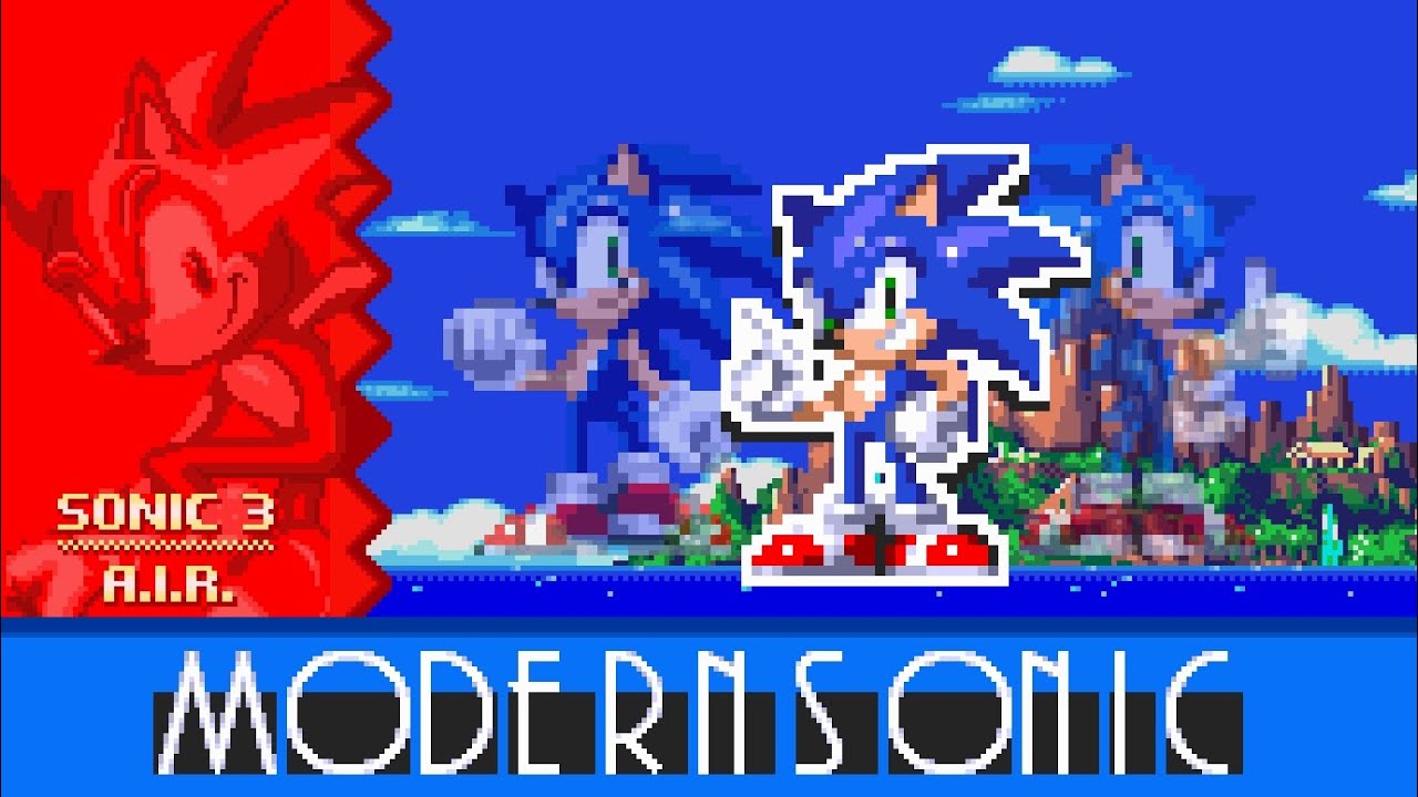 ✪ Sonic 3 A.I.R. Mods - Extra Slot Hortinus Modern Sonic Release ✪